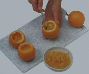 Сладкий картофель в апельсинах