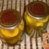 Zucchini compote with pineapple flavor