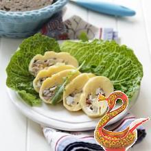  Рулет с сушеными помидорами