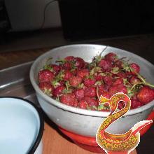 Вареники с клубникой