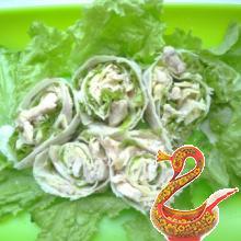 Закуска «Зеленые розочки»