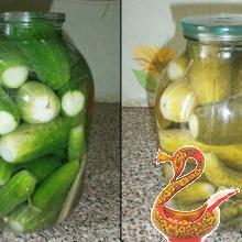 How to cook salted cucumbers