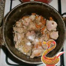 Картошка с мясом соус рецепт