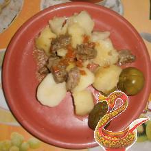 Картошка по домашнему с мясом