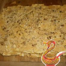 Russian layer cake Napoleon photo recipe