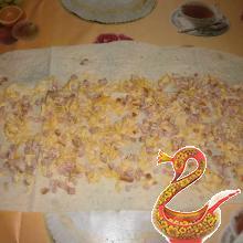 Рулетики из лаваша с начинкой
