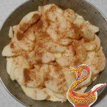 Творожная запеканка рецепт с яблоками и корицей