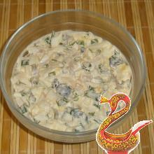 Вкусный салат из кальмаров рецепт с фото