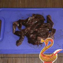 Russian dish liver BeefStroganoff
