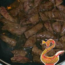 Russian dish liver BeefStroganoff