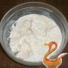 Cottage cheese and chocolate pudding
