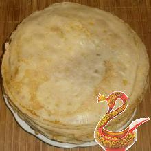 Блинчики с ветчиной и с сыром
