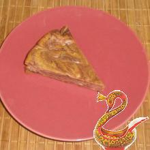 Casserole cheese-chocolate marble