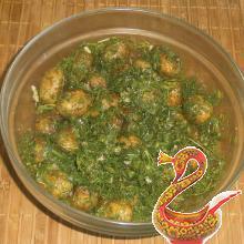 Картофель отварной с зеленью