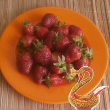 Cheese cake with strawberries