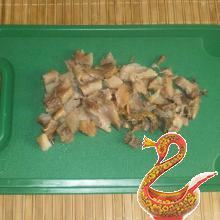 Russian potato salad recipe with herring and mushrooms