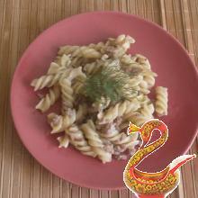 Pasta with meat 