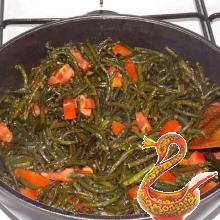 Чесночные стрелки жареные