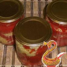 Маринованный перец с чесноком