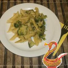 Макароны с капустой брокколи