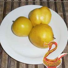 Russian cake with apples 