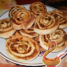 Булочки с корицей и изюмом