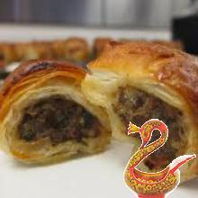 Рожки с каштановой начинкой