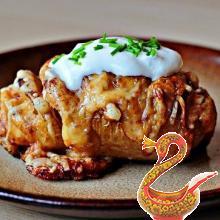 Запеченый картофель с сыром рецепт