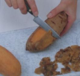 Сладкий картофель в апельсинах