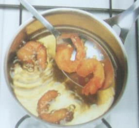 Креветки с манговым соусом
