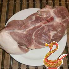 Pork with vegetables in the oven