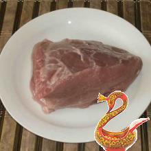 Pork braised in milk
