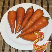 Pickled onions with carrots 