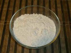 two and a half ... three cups of whole wheat flour