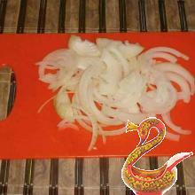 Pickled onions with carrots 