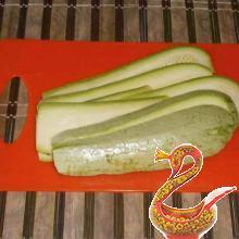 Casserole zucchini with minced meat