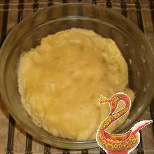 Add eggs and knead the dough again