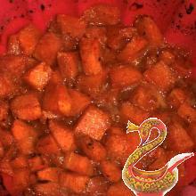 Тыква запеченная в духовке кусочками