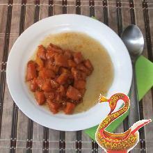 Тыква запеченная в духовке кусочками