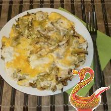  Scrambled eggs with zucchini