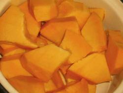  cook until tender (for me it took 20 minutes) the pumpkin.