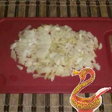 Stewed sweet peppers