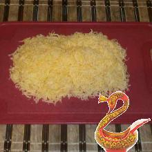 Russian recipe baked potatoes with cheese