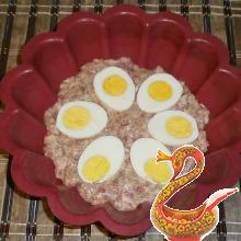 Вкусный пирог мясной