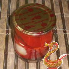 Pickled peppers with onions