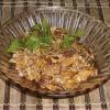 Chanterelles fried in sour cream