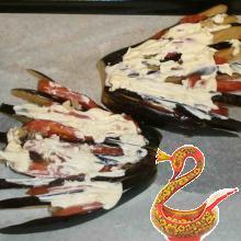 Eggplant baked with cheese