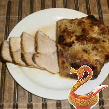 Pork with mustard