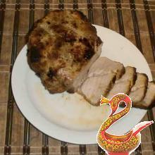 Pork with mustard