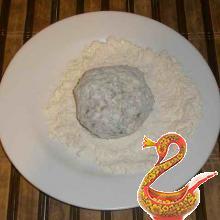 Russian recipe rice burgers